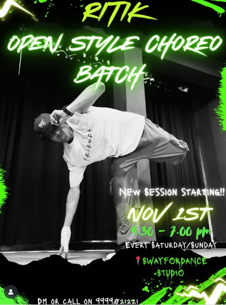 Sway For Dance-Ritik's Open Style Choreo Batch