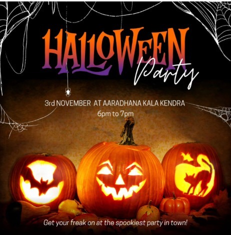 Aaradhana Kala Kendra-Halloween celebration