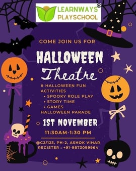 Learn Ways Play School-Halloween theatre