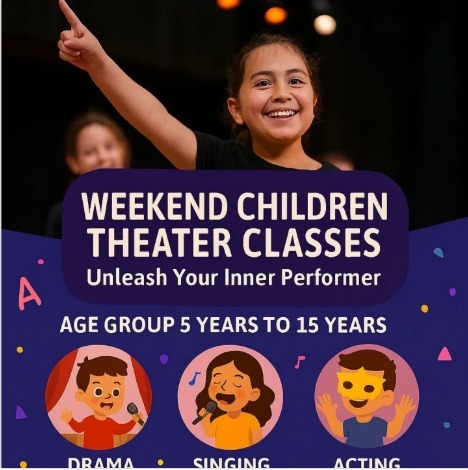 UDAAN-theatre art and child development-Weekend Children Theatre Classes