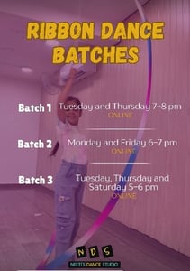 Neetis dance studio-Ribbon Dance Batches