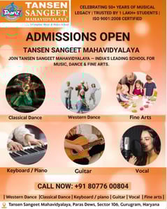 Tansen Sangeet Mahavidyalaya-Admissions open