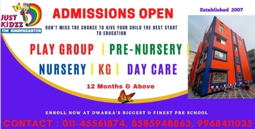 Just Kidzz-Admissions Open 2025