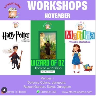 Storee ki Boree-November Workshops (Saket)