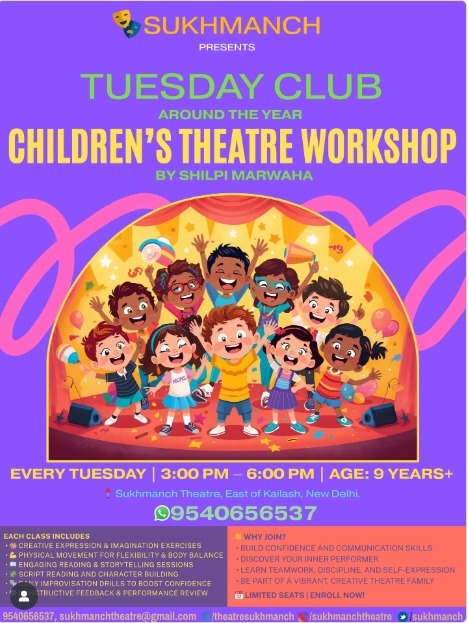 Sukhmanch Theatre-Children’s Theatre Workshops