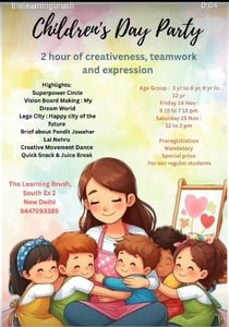 The Learning Brush-Children's Day Party