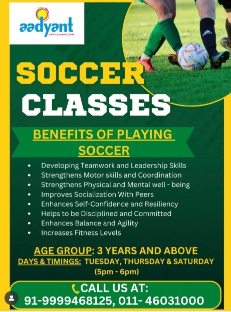 Aadyant School-Soccer Classes