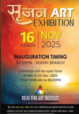 Delhi Fine Art Academy-Srujan Art Exhibition