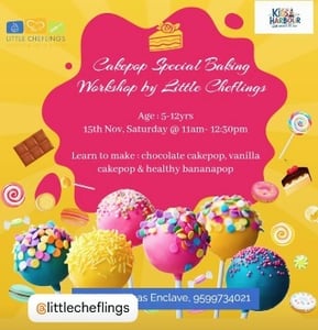 Kids Harbour-Cakepop Special Baking Workshop