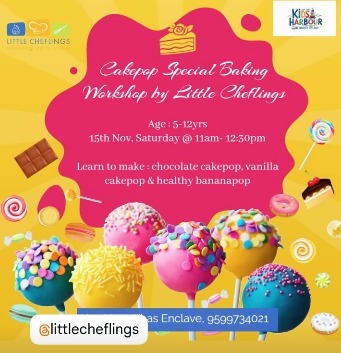 Kids Harbour-Cakepop Special Baking Workshop
