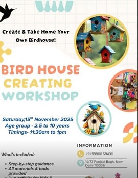 Petunias World-Bird House Creating Workshop