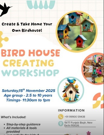 Petunias World-Bird House Creating Workshop