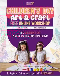 Early Bounce-Children's Day Art & Craft workshop