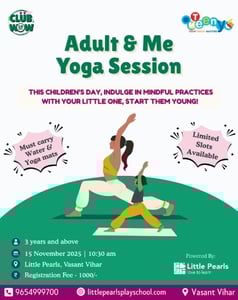 Little Pearls Play School-Adult & Me Yoga Session