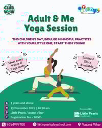 Little Pearls Play School-Adult & Me Yoga Session