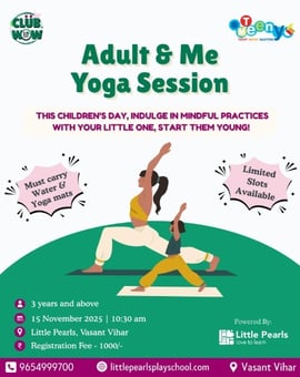 Little Pearls Play School-Adult & Me Yoga Session