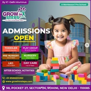 Grow Inn Steps-Admissions Open 2025-2026