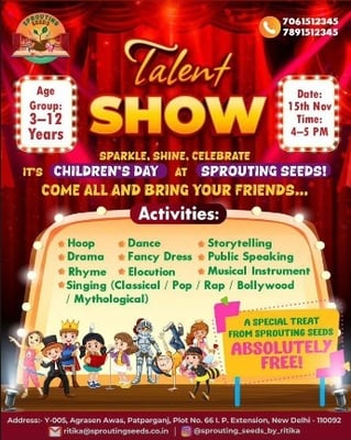 Sprouting Seeds-Children's Day Special Talent Show
