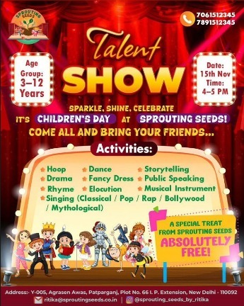 Sprouting Seeds-Children's Day Special Talent Show