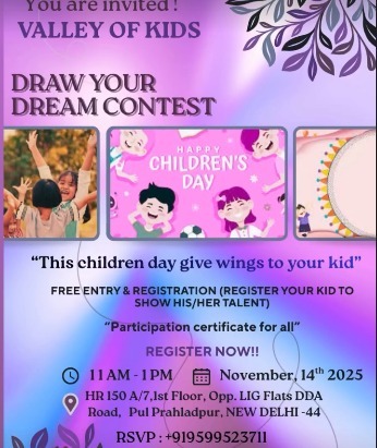 Valley of Kids-Draw Your Dream Contest