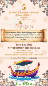 GD Goenka La Petite-Shikara Kashmiri Fashion Show
