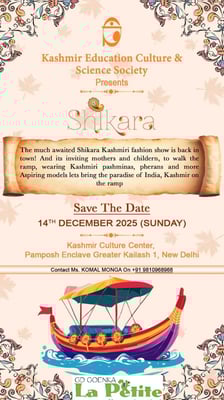 GD Goenka La Petite-Shikara Kashmiri Fashion Show