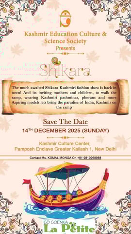 GD Goenka La Petite-Shikara Kashmiri Fashion Show