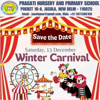 Pragati Nursery School-Winter Carnival 2025