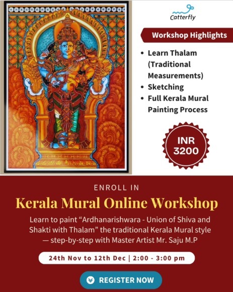 Catterfly Art and Culture-Kerala Mural Online Workshops