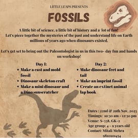 Little Leaps-Fossils Workshop
