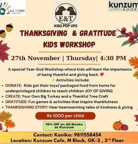 Little Cambridge-Thanksgiving & Gratitude Kids Workshop