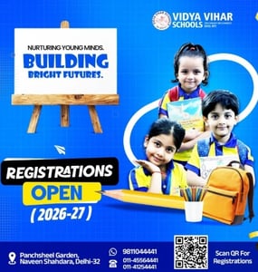 Vidya Vihar Schools-Registrations Open 2026-27