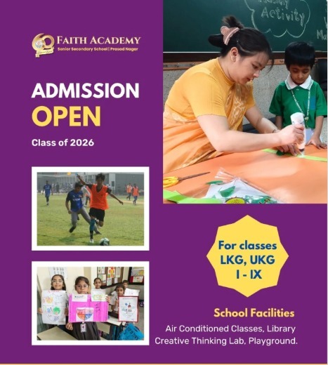 Faith Academy-Admissions Open Class of 2026