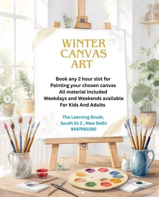 The Learning Brush-Winter Canvas Art
