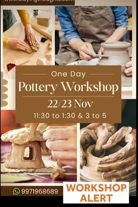 Claying Thoughts Pottery Studio-Pottery Workshops