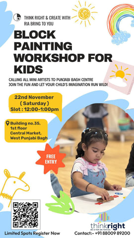 THINKRIGHT-Block Painting Workshop for Kids