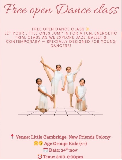 Little Cambridge-Free Open Dance Class
