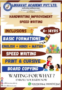 Likhavat Academy-Handwriting Improvement And Speed Writing