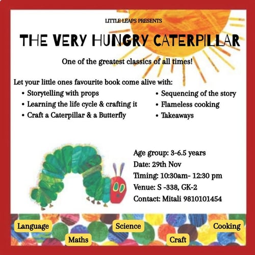 The Very Hungry Caterpillar Workshop
