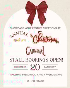 Saksham Pre-school-Christmas Carnival