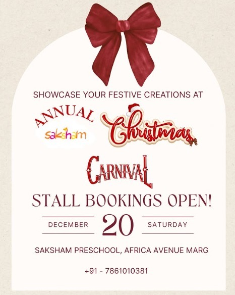 Saksham Pre-school-Christmas Carnival