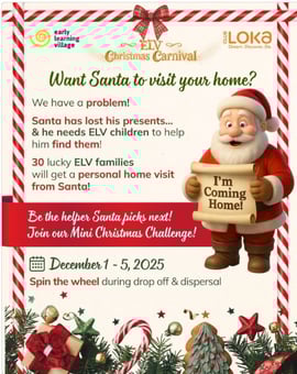 Early Learning Village-Mini Christmas Challenge Workshop