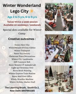 The Learning Brush-Winter Wonderland Lego City Workshops