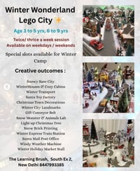 The Learning Brush-Winter Wonderland Lego City Workshops