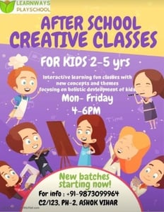 Learn Ways Play School-After School Creative Classes