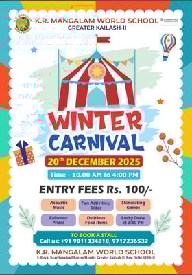 KR Mangalam World School-Winter Carnival 2025