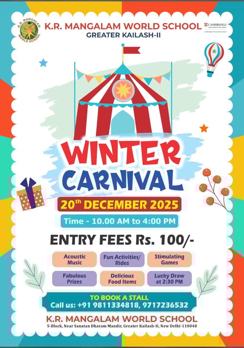 KR Mangalam World School-Winter Carnival 2025