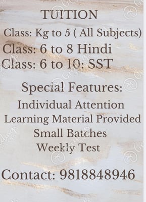 Neeta Malik Tutions-Tuition Classes