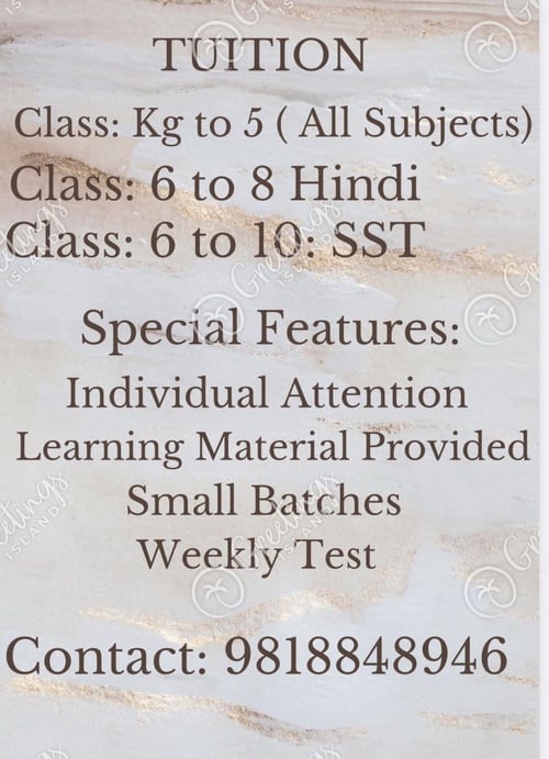 Neeta Malik Tutions-Tuition Classes