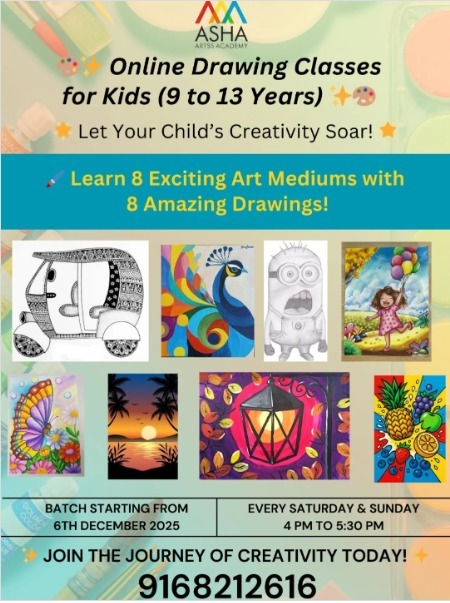 Asha Academy-Online Drawing Classes